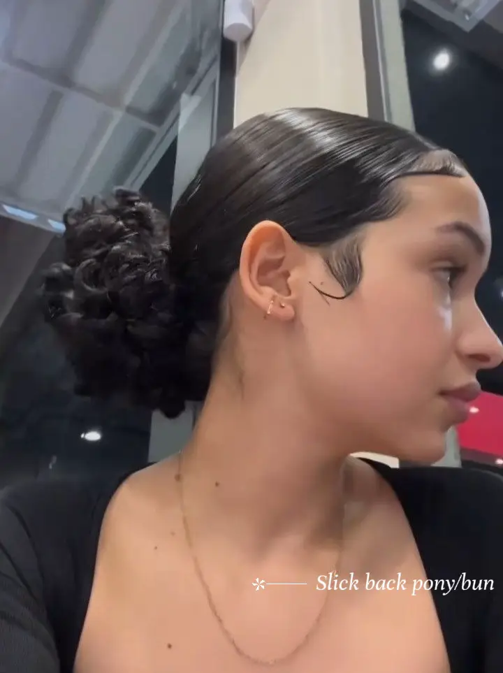 How To Do The Perfect Slicked Back Bun, The 411