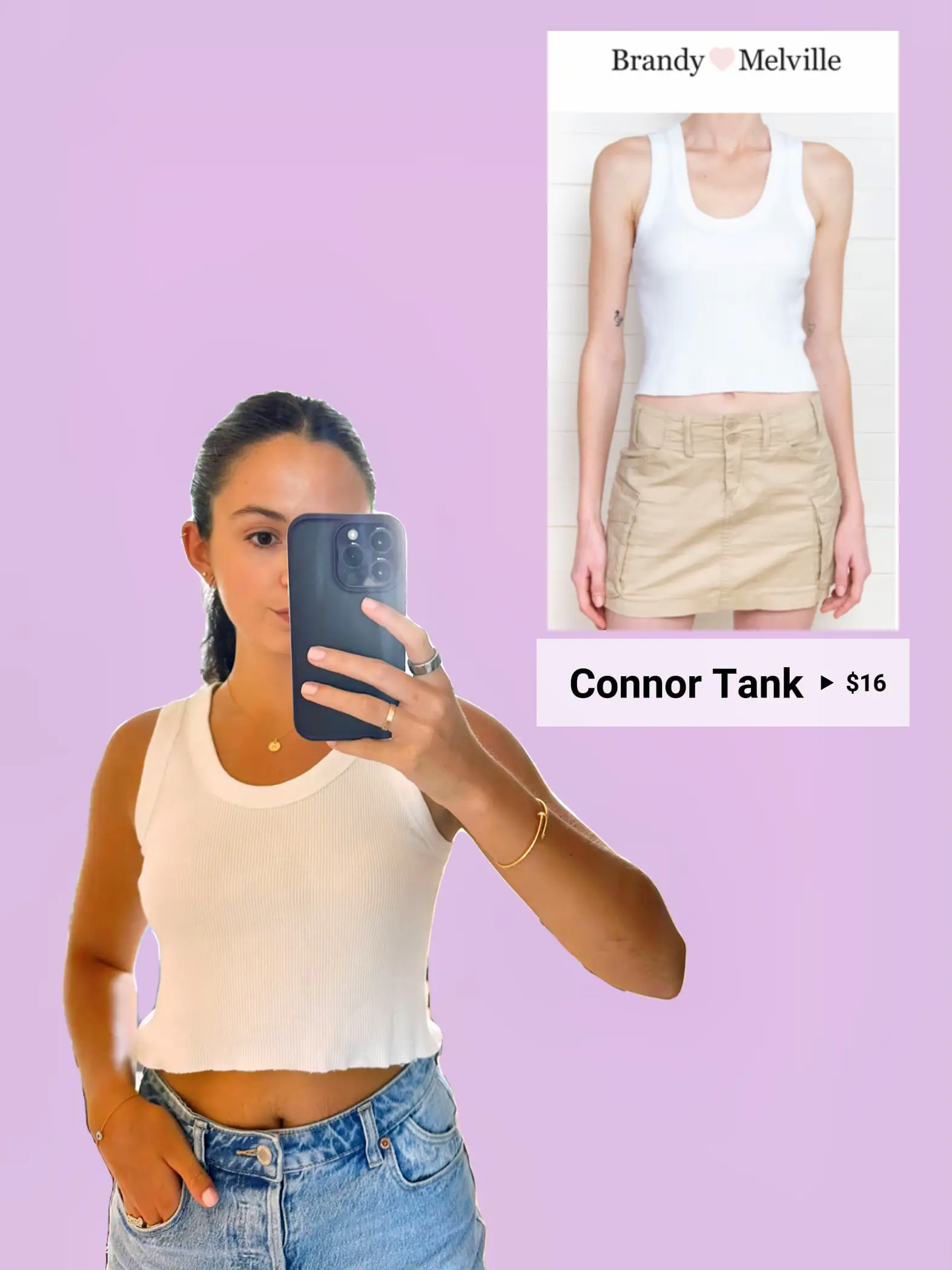 Brandy Melville Connor Tank, Worn but in good