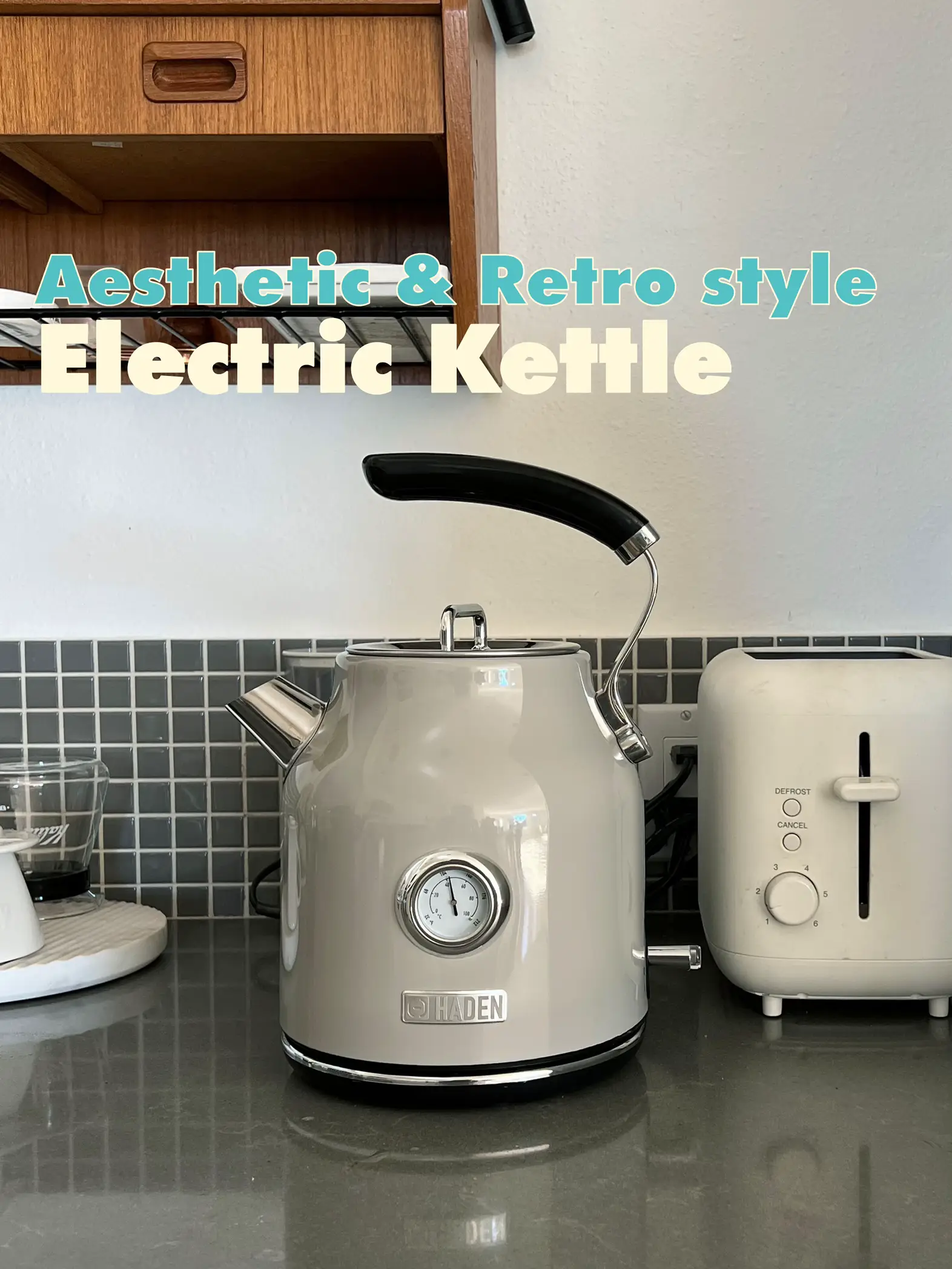 Aesthetic & Retro style Electric Kettle Gallery posted by