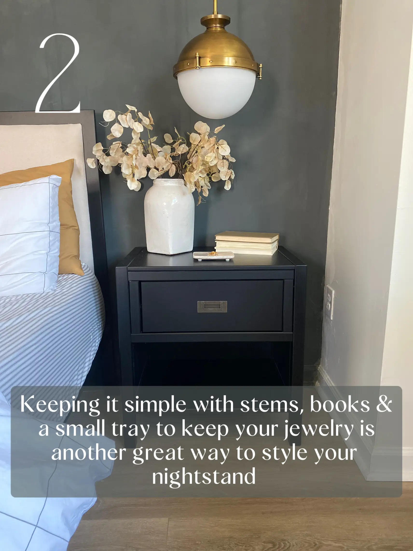 How to Decorate & Style Your Nightstand