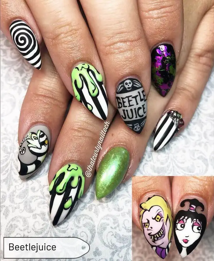Glow in the dark textured pumpkins 🎃🍂👻, Gallery posted by Katie's Nails