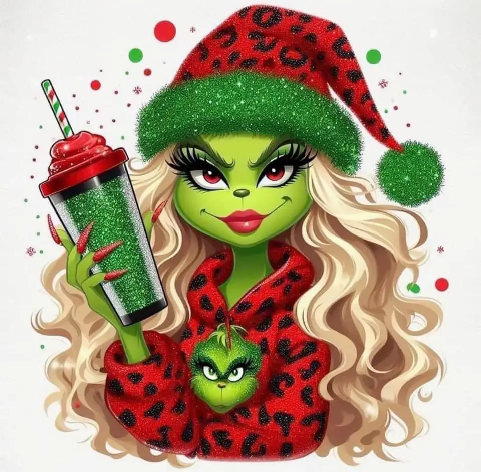 Mom Queen Boutique - #grinchmas vibes 💚🎄 The Holly Sweater, Red