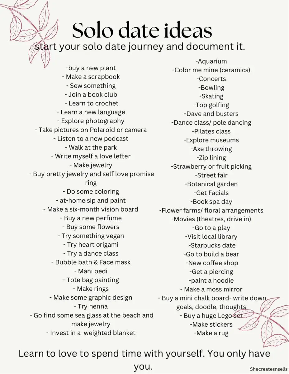 Solo Dates Ideas Gallery Posted By FashionKay Lemon8