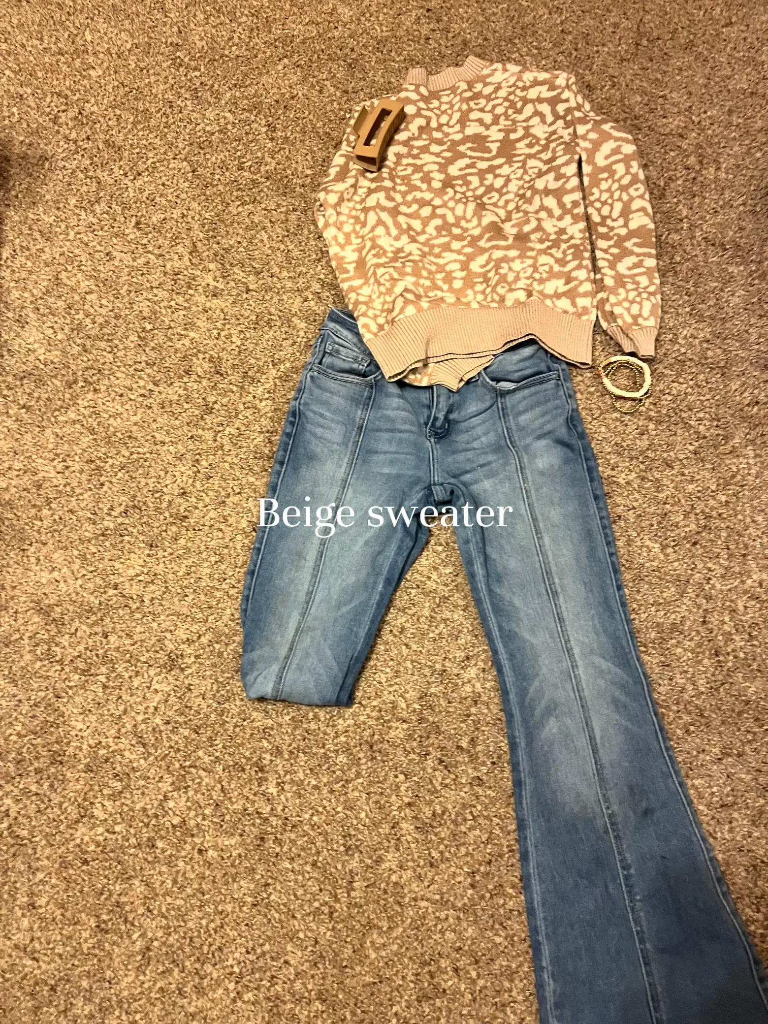 Hollister Gilly Hicks Sweater-knit Flare Pants in Brown