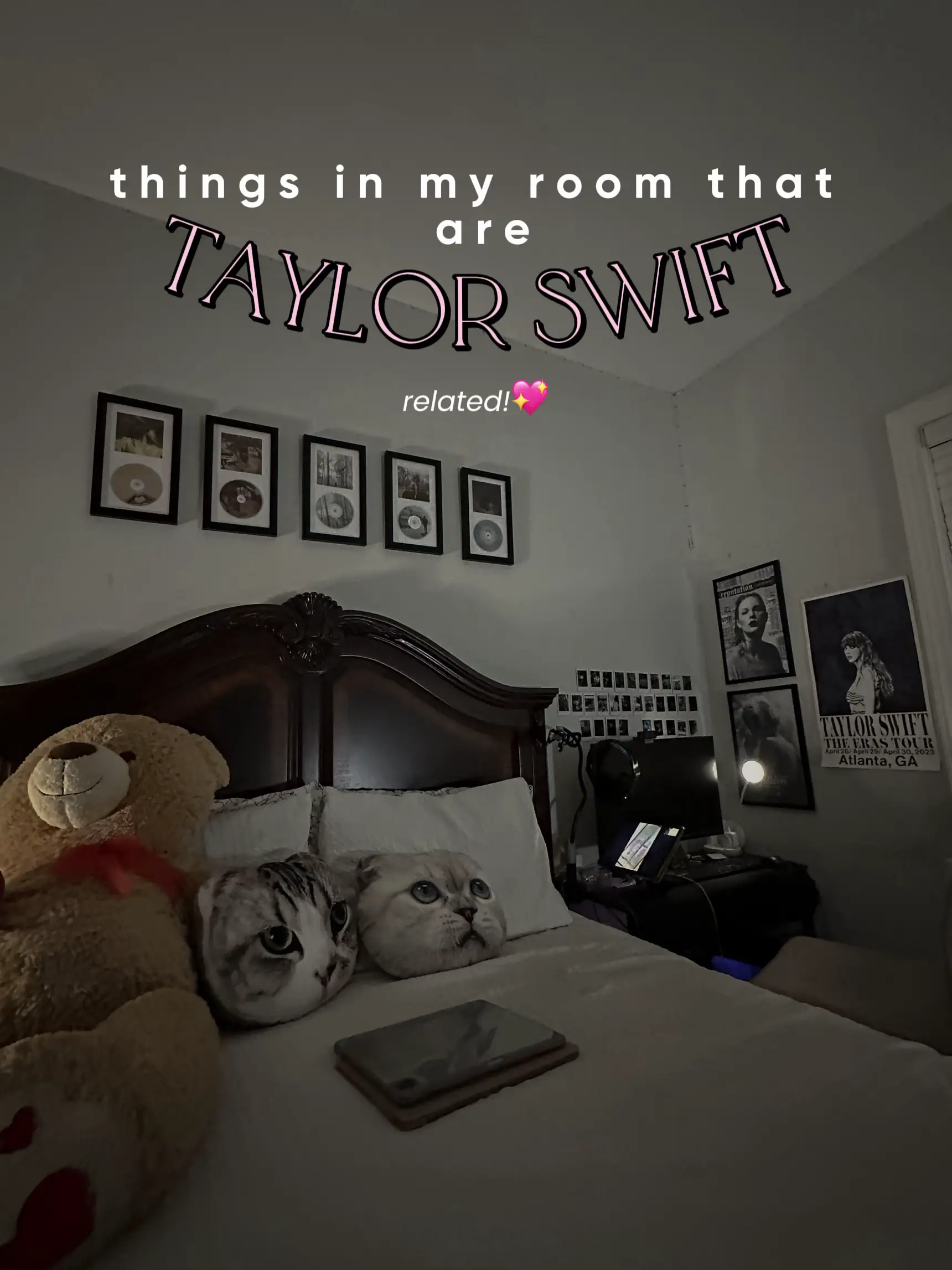 Taylor Swift bedroom decor swiftie