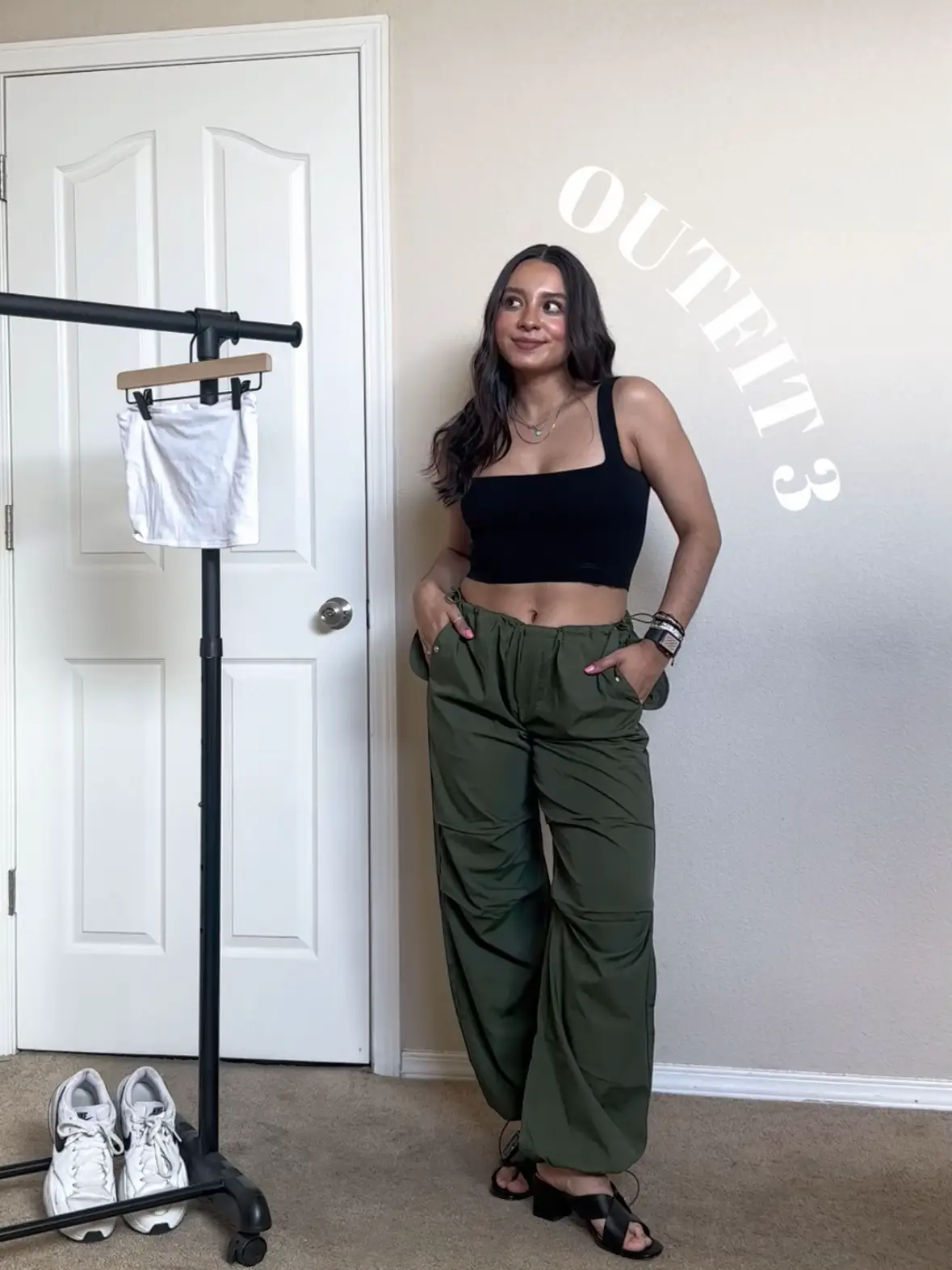 4 outfits with parachute pants, Gallery posted by mel garcia