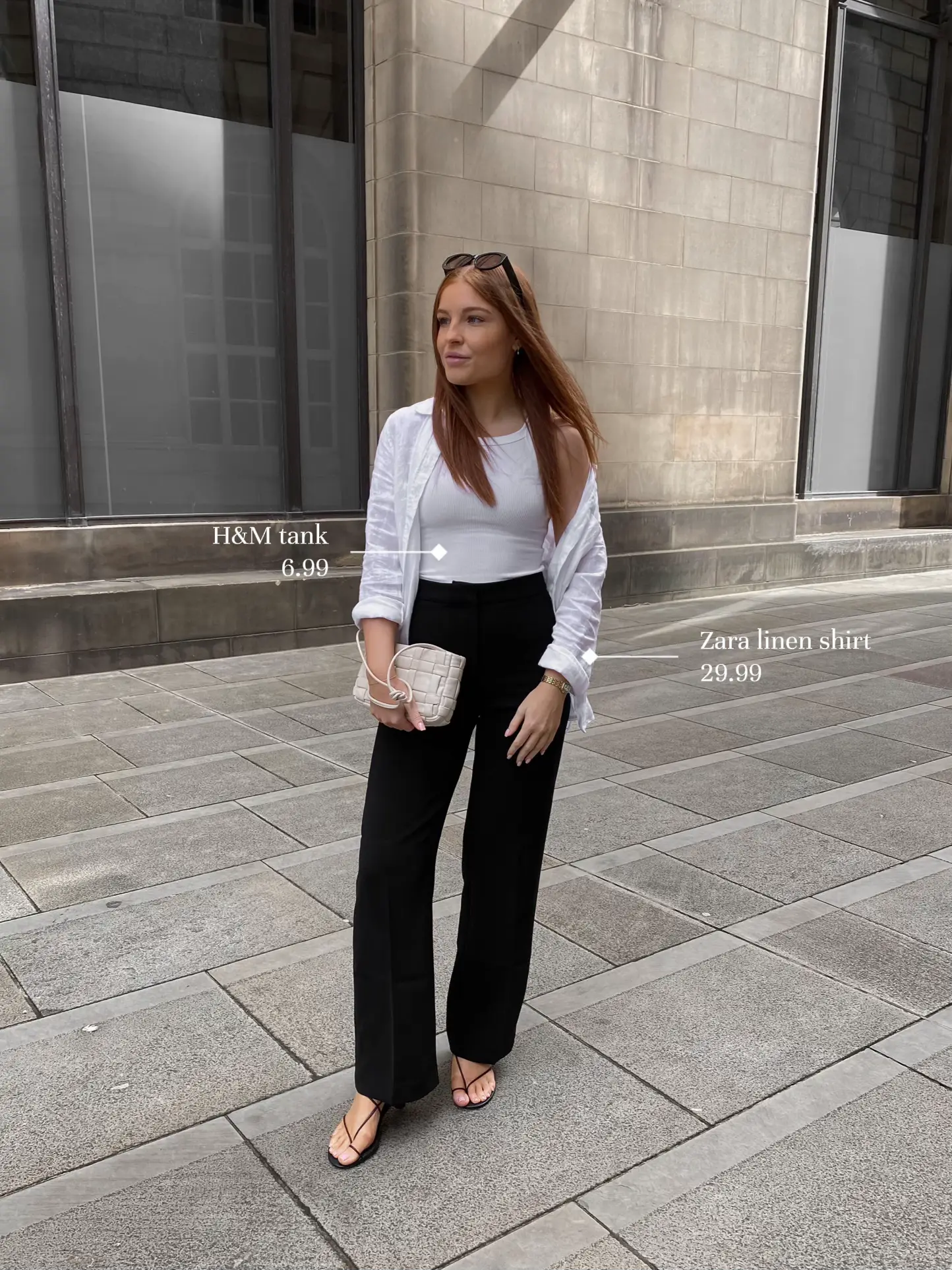 6 ways to wear black wide leg trousers, Gallery posted by Lousdailyedit