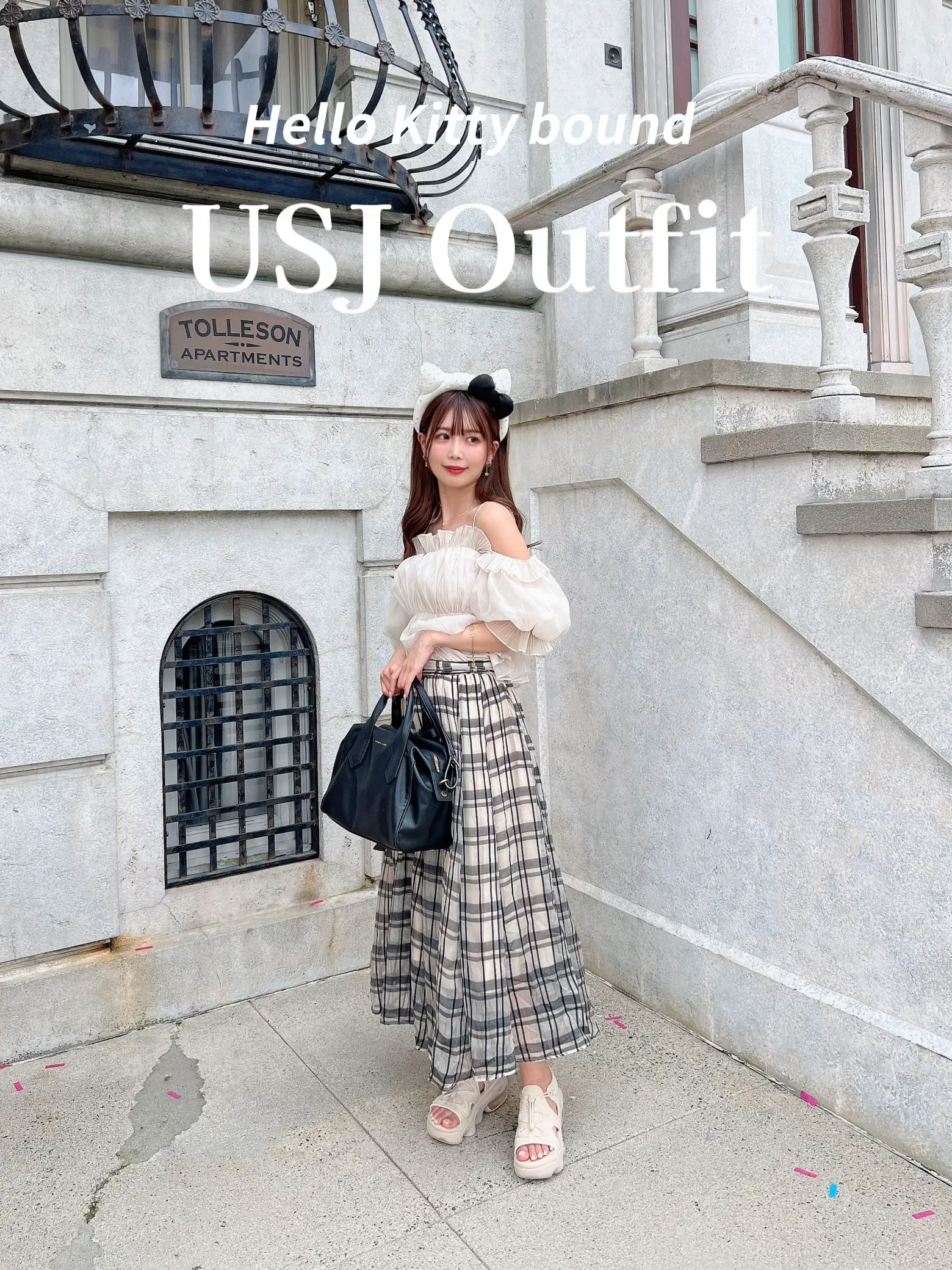 USJ | カチューシャに合うcoordinate🐈🎀 | あずさ餅🍒 | 骨格ウェーブ