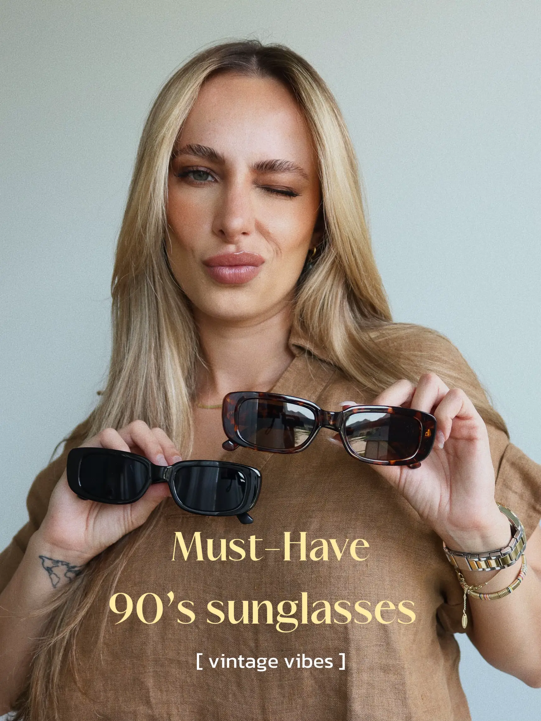 KUGUAOK Retro Rectangle Sunglasses … curated on LTK