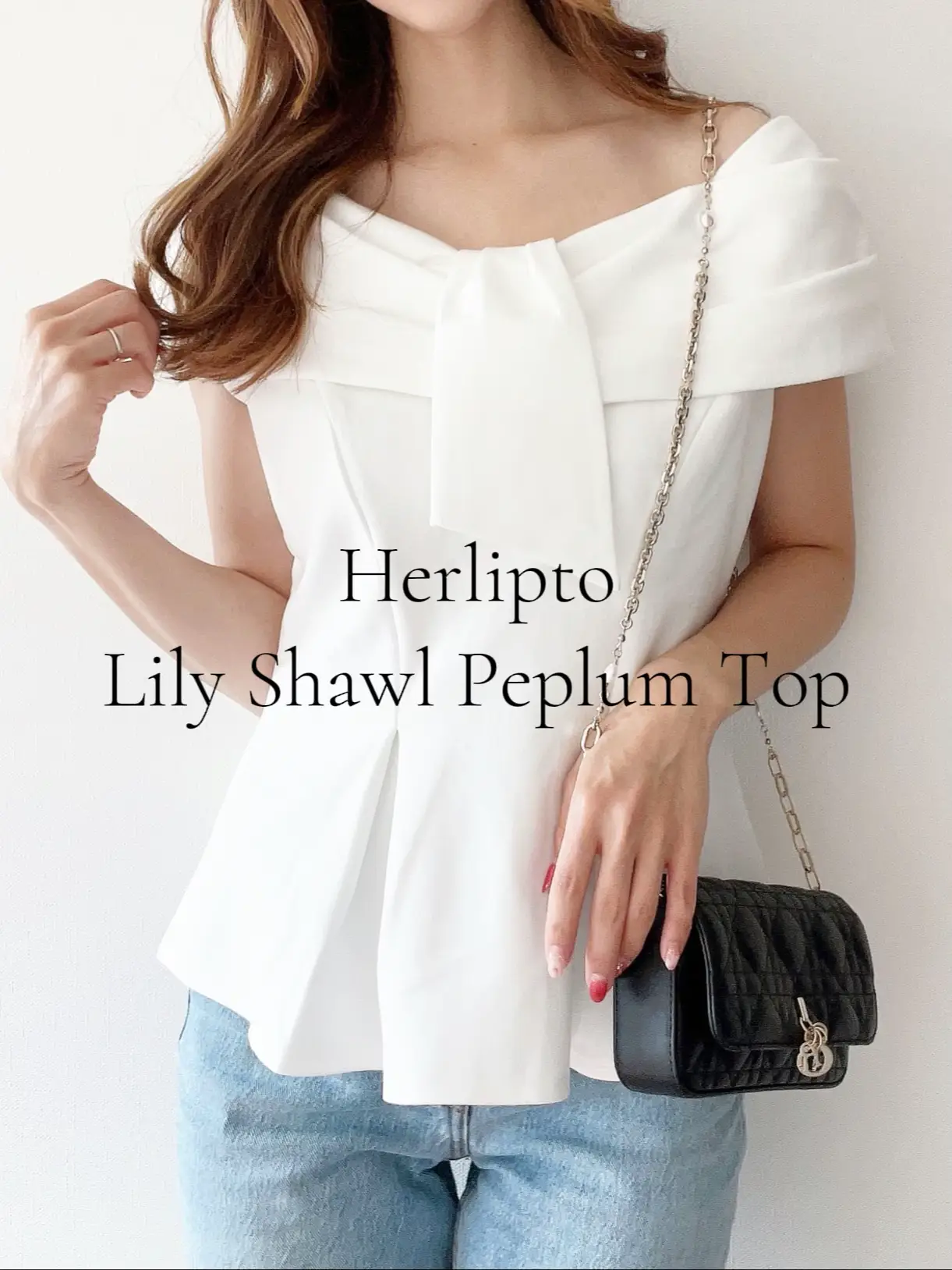 herlipto Lily Shawl Peplum Top code | Gallery posted by aya | Lemon8