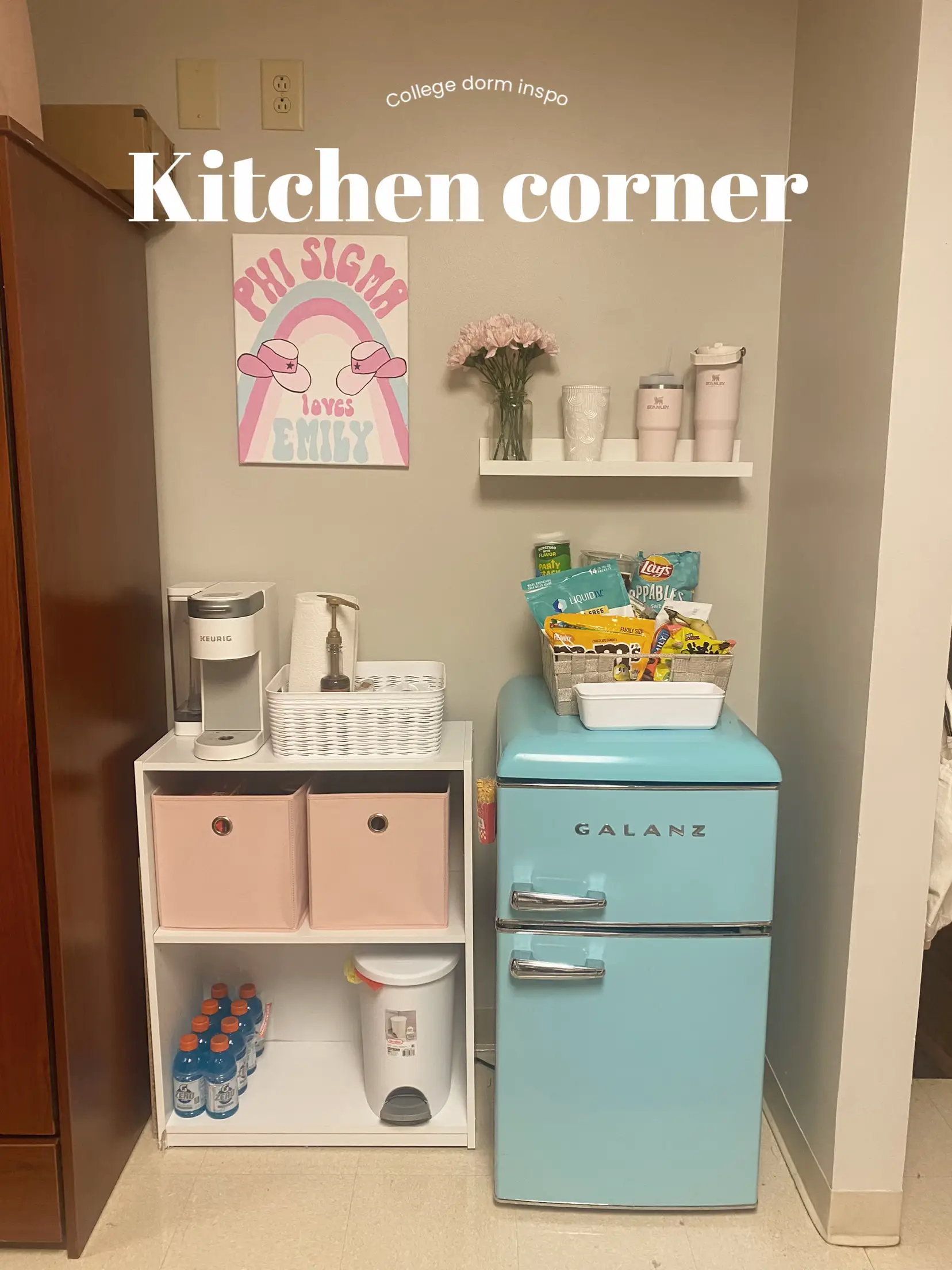 DIY Dorm Kitchen