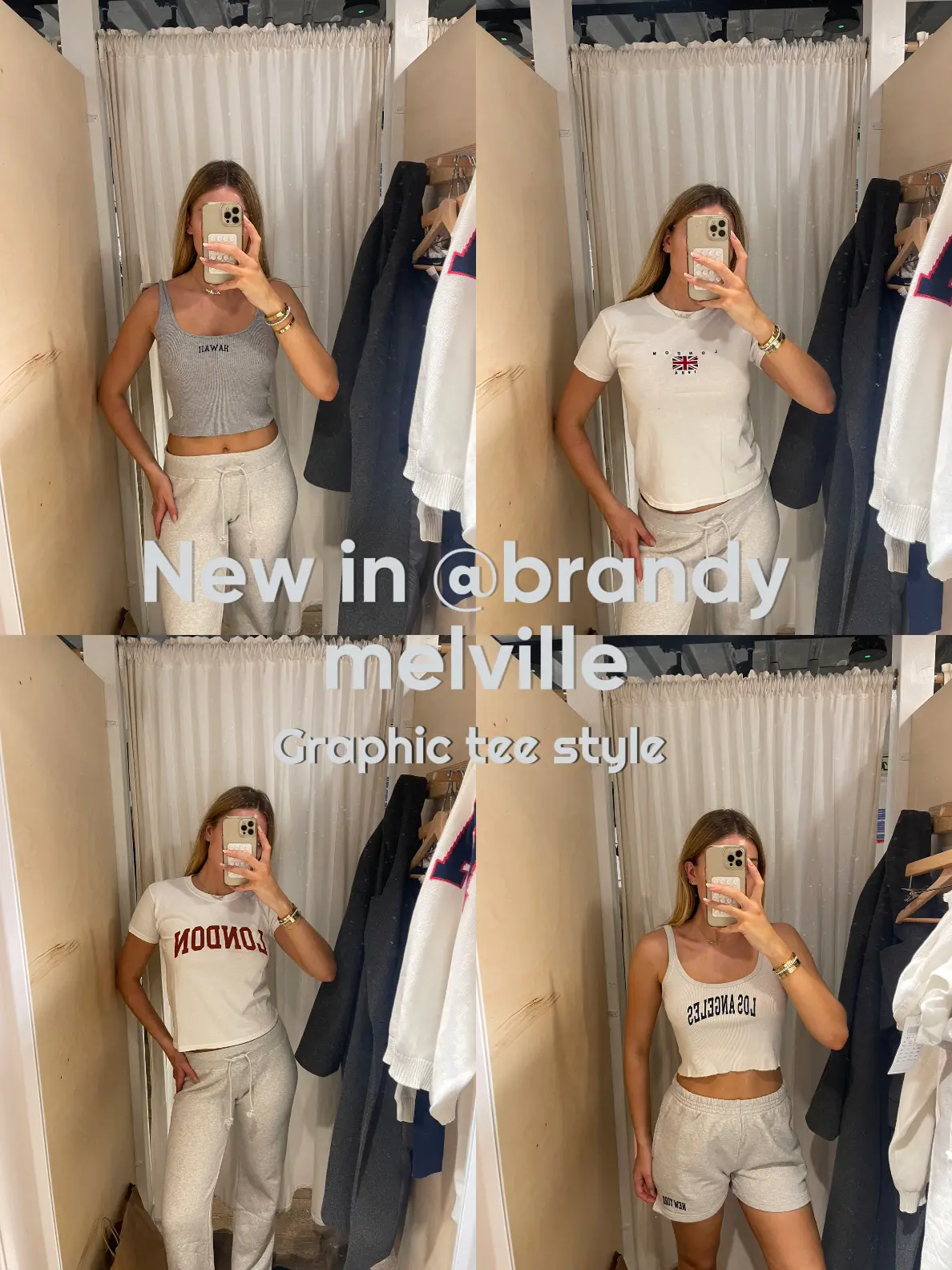 Brandy Melville beyonca tank Gray - $12 (60% Off Retail) - From mady
