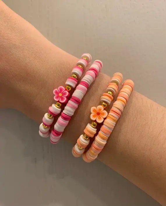 DIY Clay Bead Bracelets