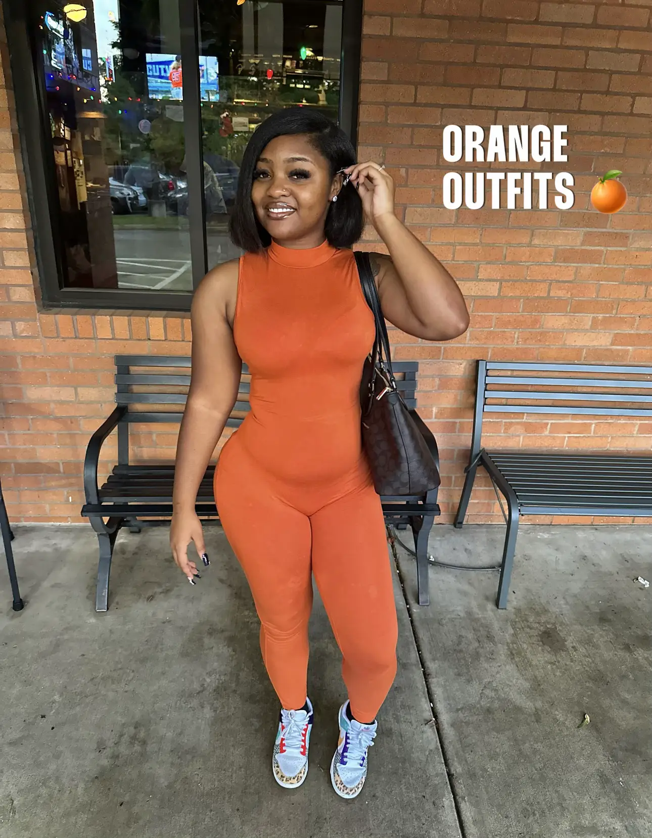 Orange rave clearance outfit