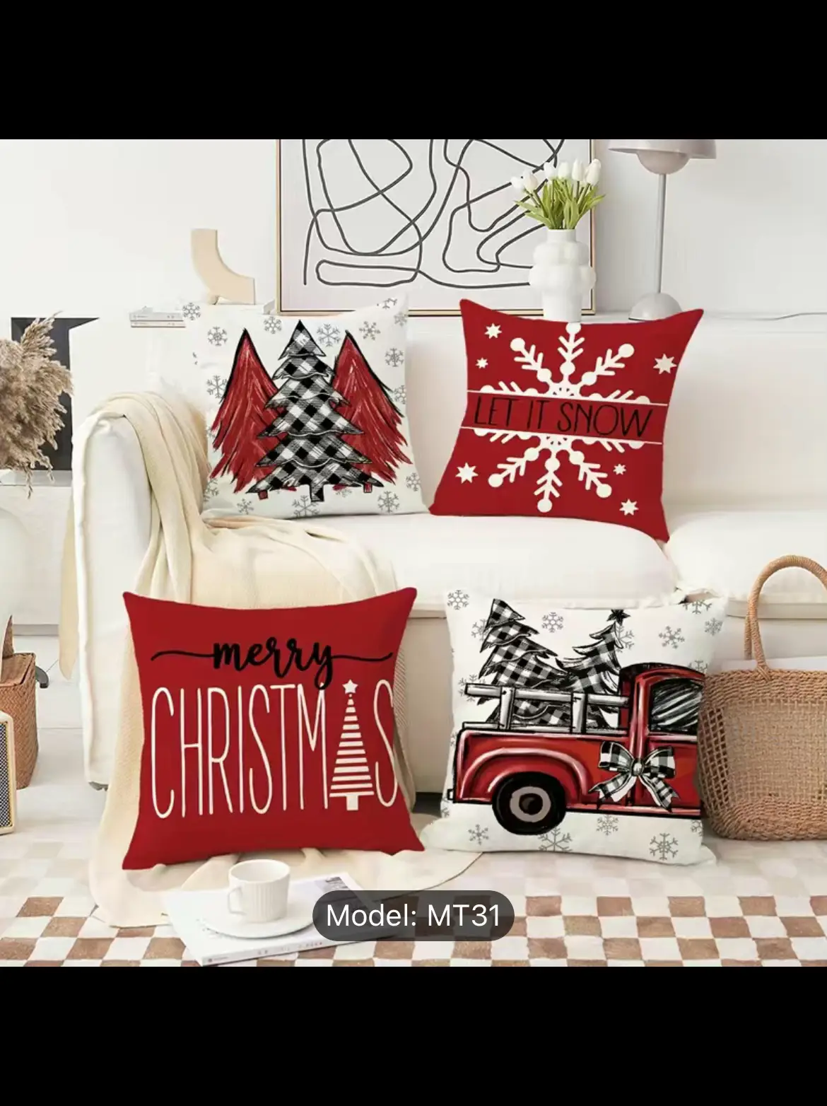 Christmas Decorative Pillows Couch  Christmas Throw Pillows Hobby Lobby -  Christmas - Aliexpress