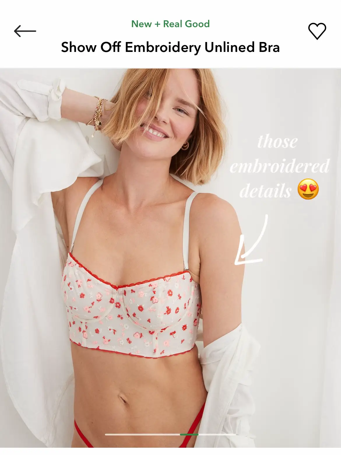 Aerie Hibiscus Lace Padded … curated on LTK