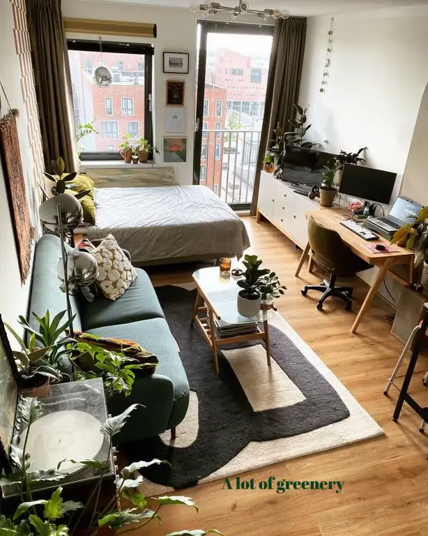 Small and Cozy Studio Apartment Plan
