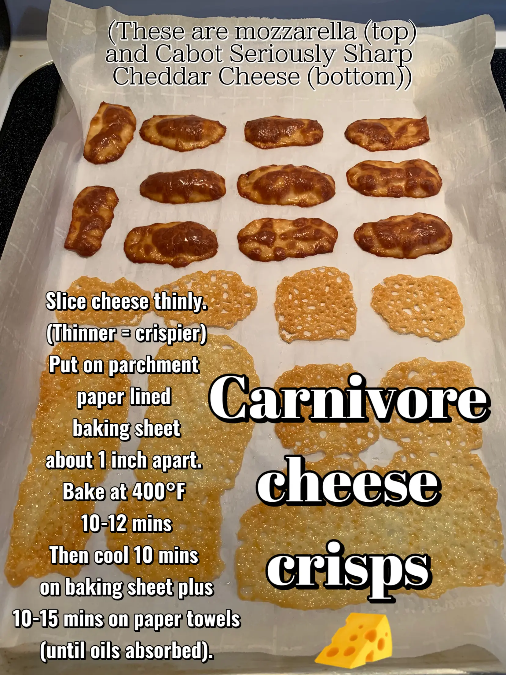 Carnivore cheese crisps 🧀   Gallery posted by Ruby Sunshine   Lemon20