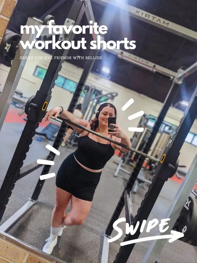 plus size workout shorts - Lemon8 Search