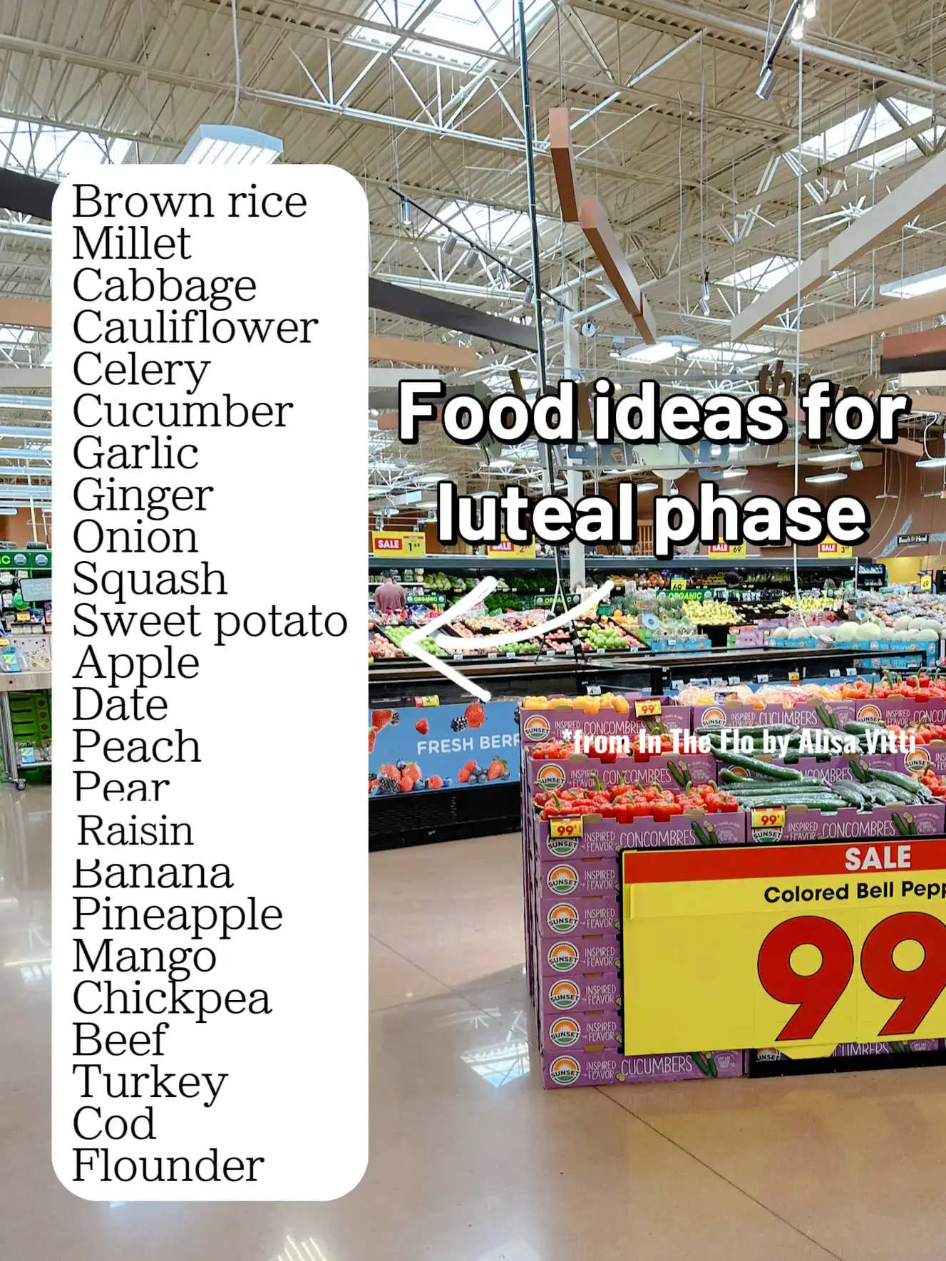 Luteal Phase Food List