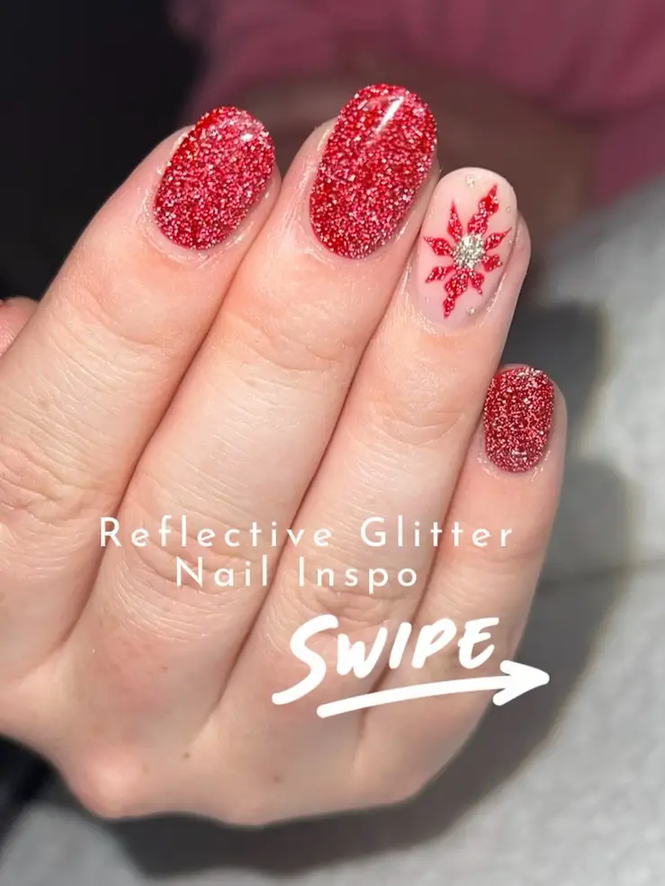 Reflective Glitter - Red