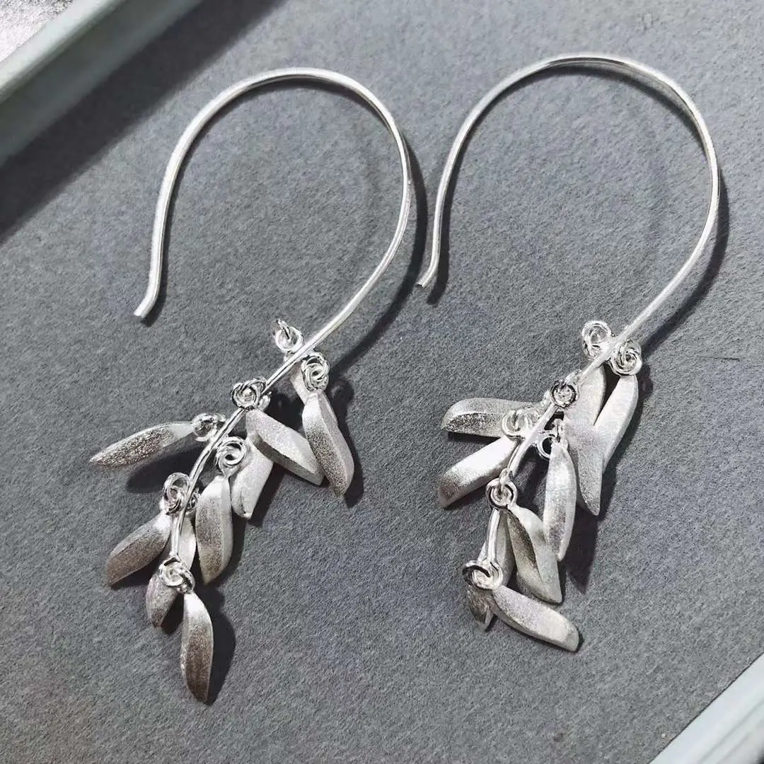じゃらじゃら ヘアゴム グレーミックス×ベージュ キラキラチェーン 