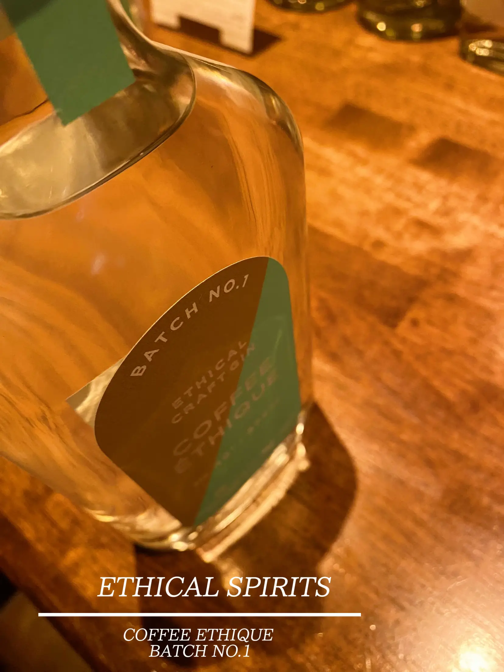 ☕️ETHICAL SPIRITS COFFEE ETHIQUE BATCH NO.1☕️ | bar fragrantが