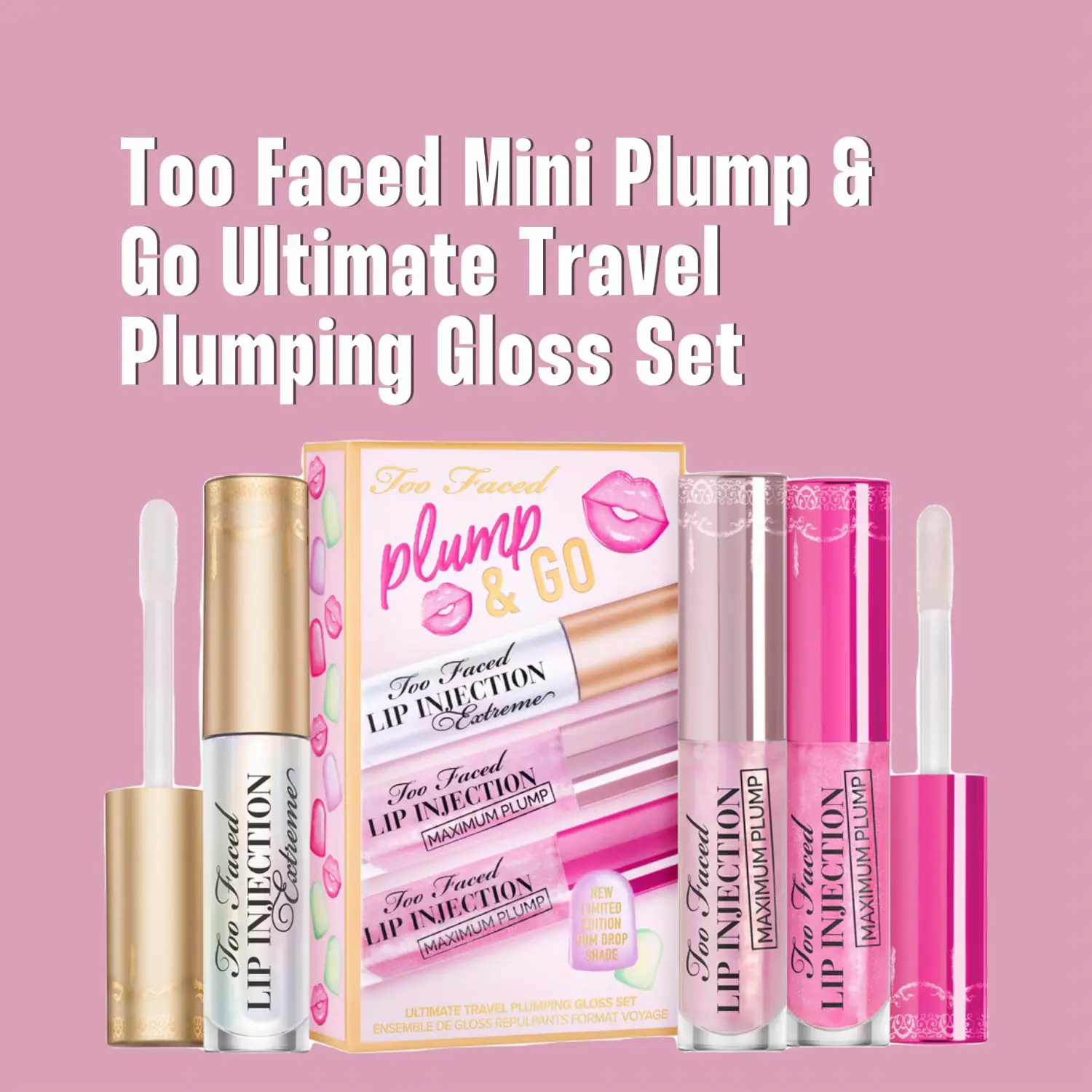 Mini Plump & Go Ultimate Travel Plumping Gloss Set