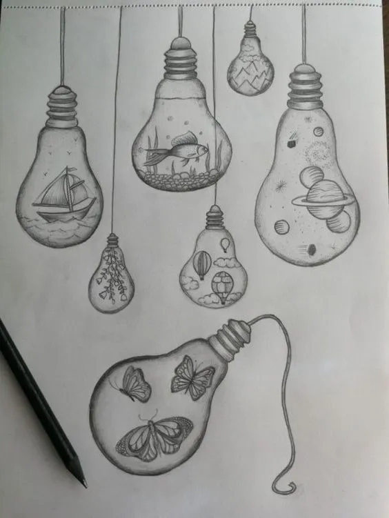 easy things to draw when your bored step by step