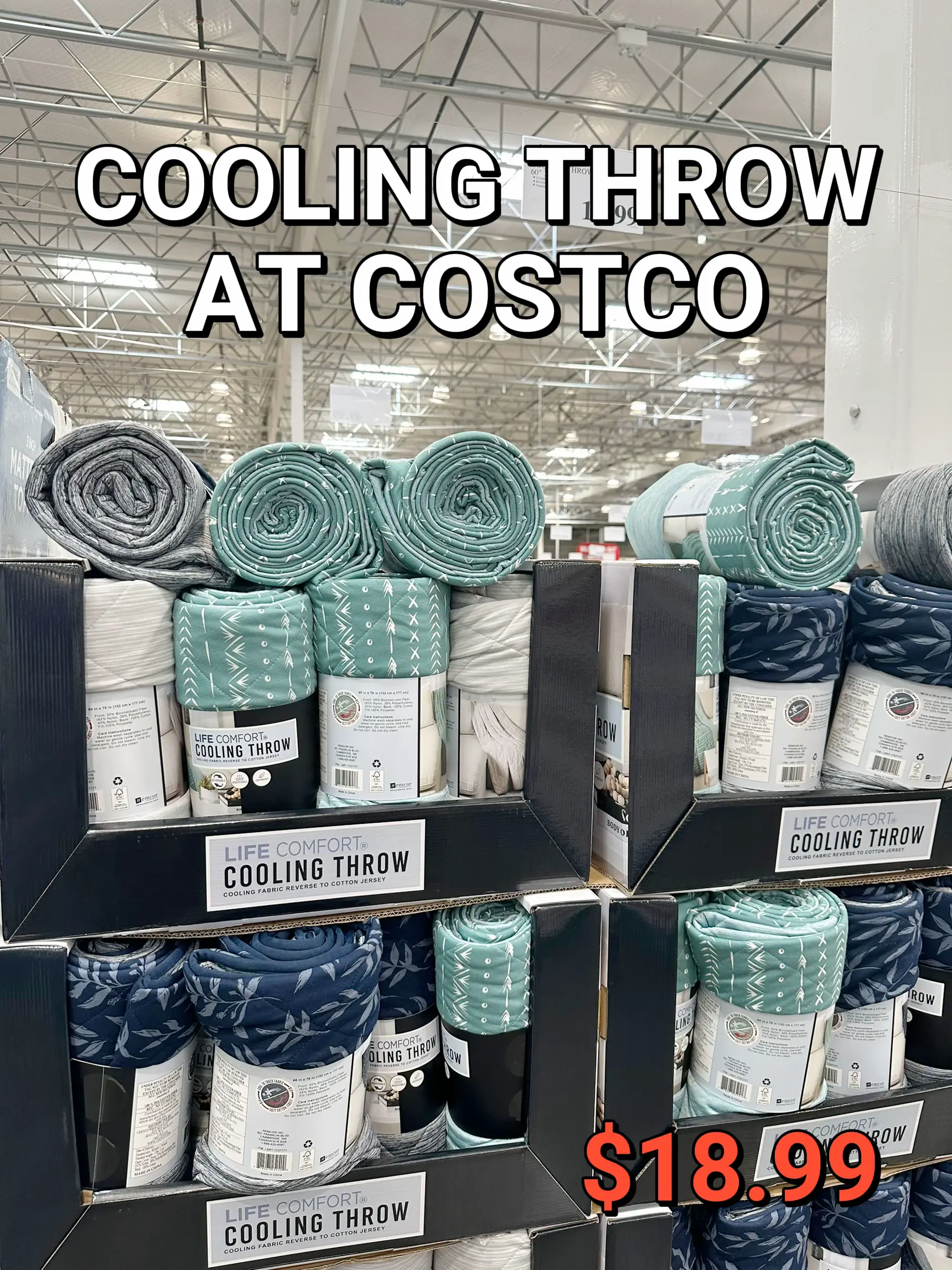 Cooling Blankets at Costco for 18.99 Gallery posted by Kendra Lemon8