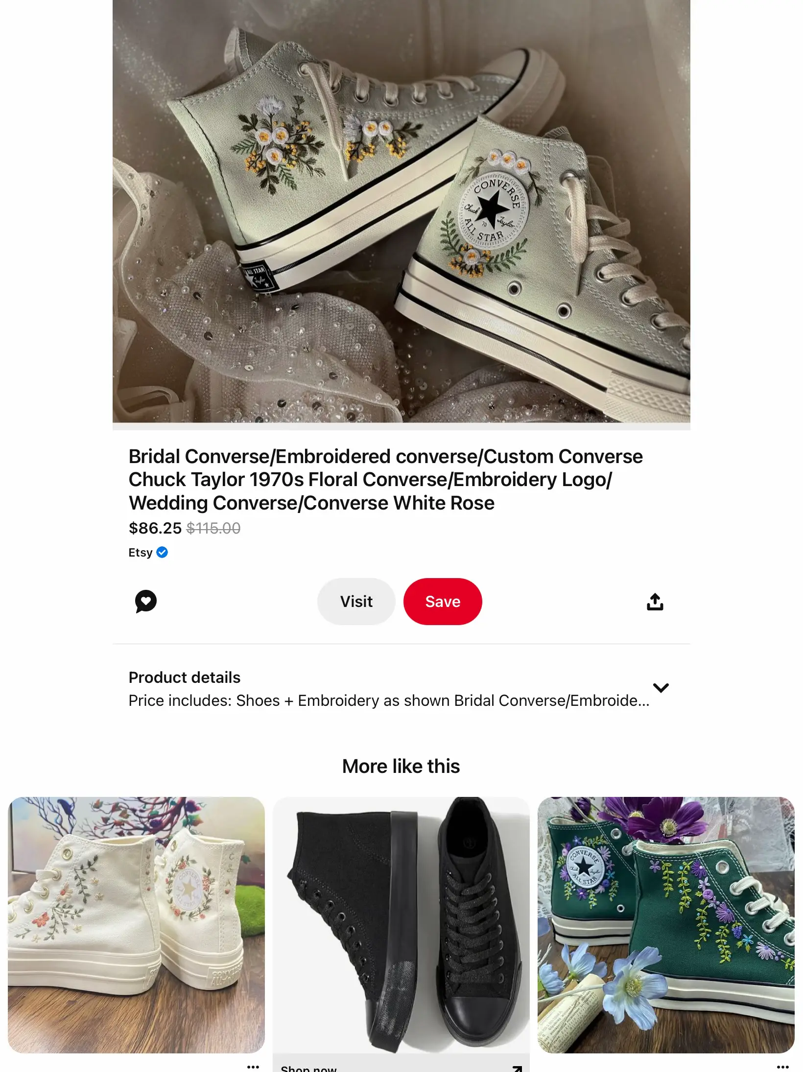 Diy on sale wedding converse