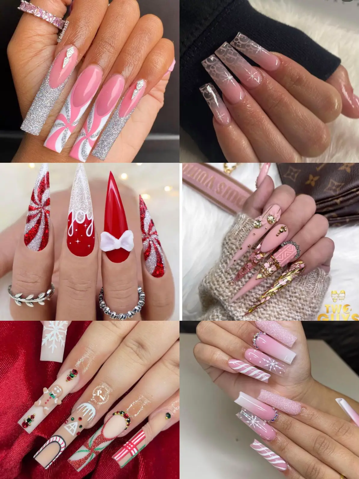 Winter nails inspo 🎄 ️ >> Gallery posted by Rosa 🥀 Lemon8