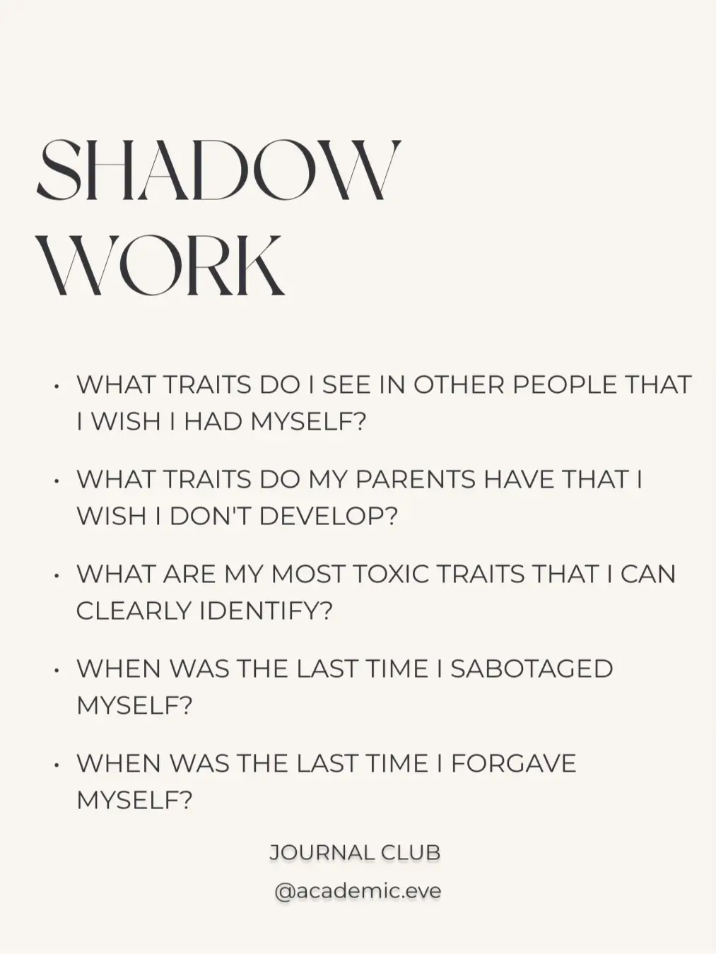 Shadow work journal - Lemon8 Search
