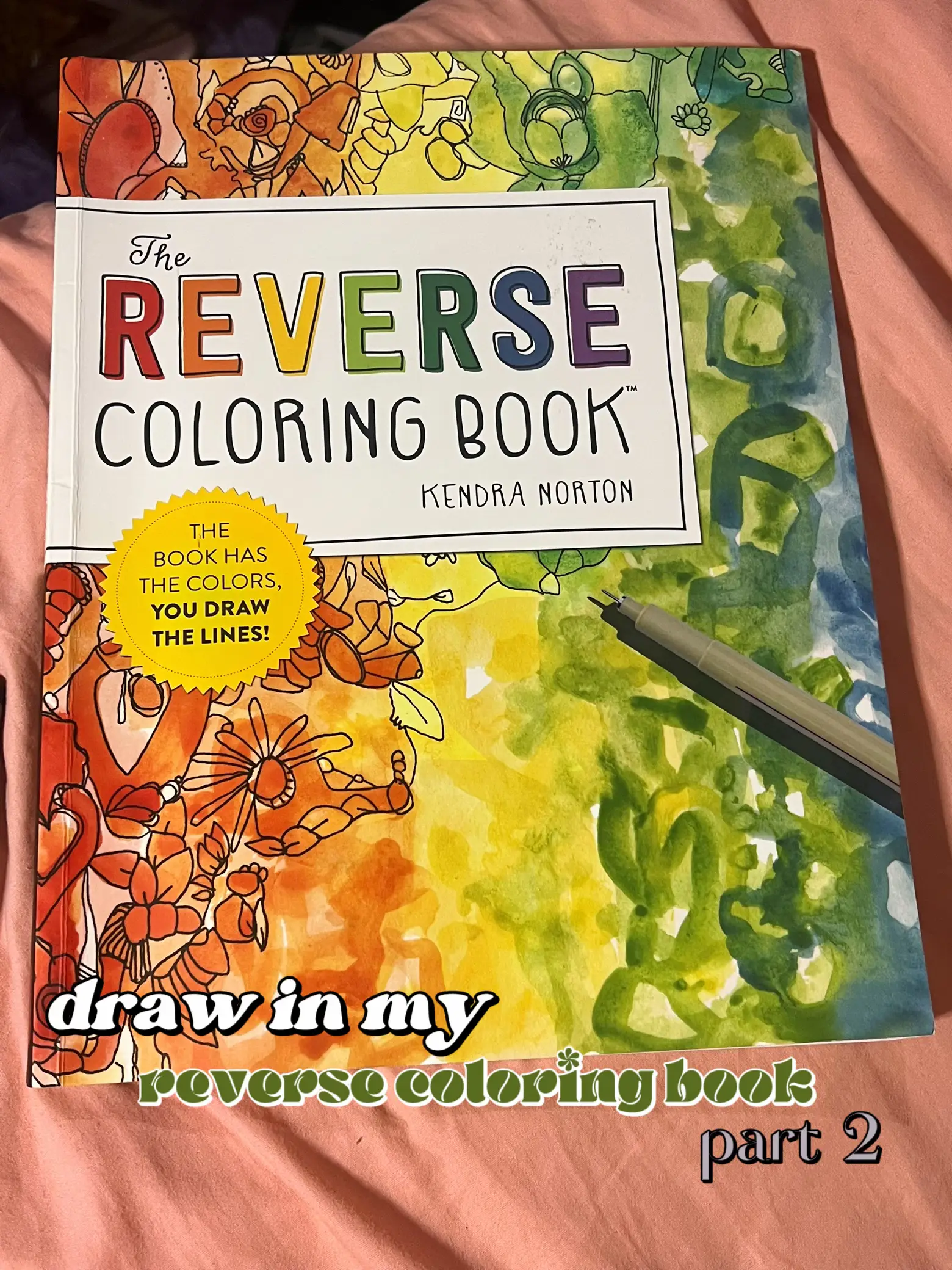 Reverse Coloring 2-book set by Kendra Norton