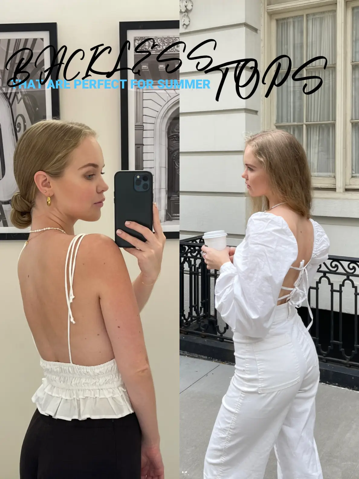 The viral  backless top!! You need it for the summer🌞 have