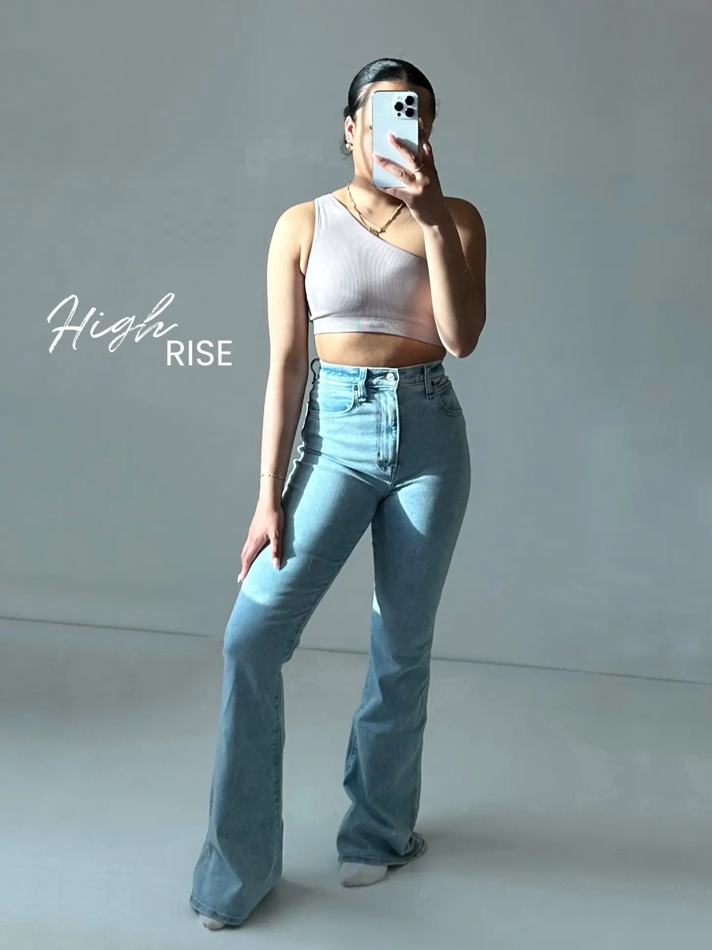 How to Style Low Rise Jeans [Square Waist/Wide Rib Cage] 