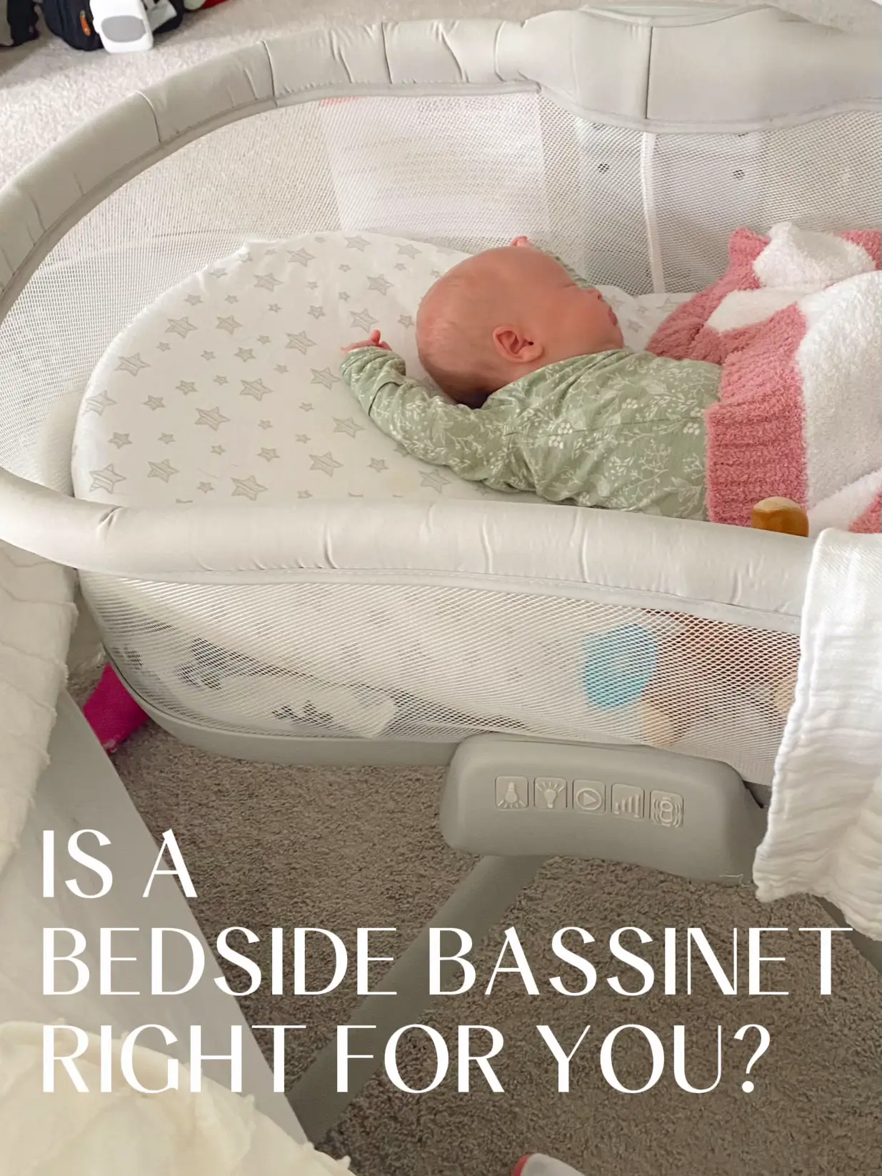 Swaddleme bedside outlet bassinet