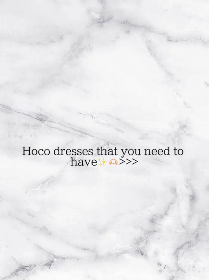 Hoco dresses that you need to have 🫶🏻>>> Gallery posted by Hailey