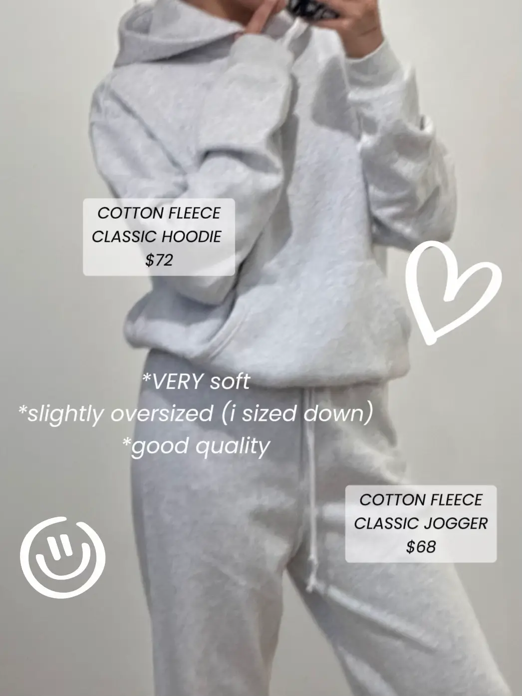 Cotton Fleece Classic Zip Up Hoodie