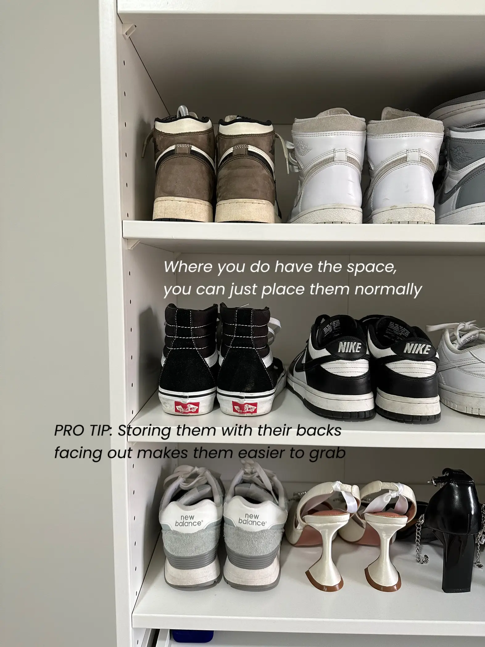 39 Genius Shoe Storage Ideas For Any Size Family!  Sneakerhead room, Wall shoe  storage, Closet shoe storage