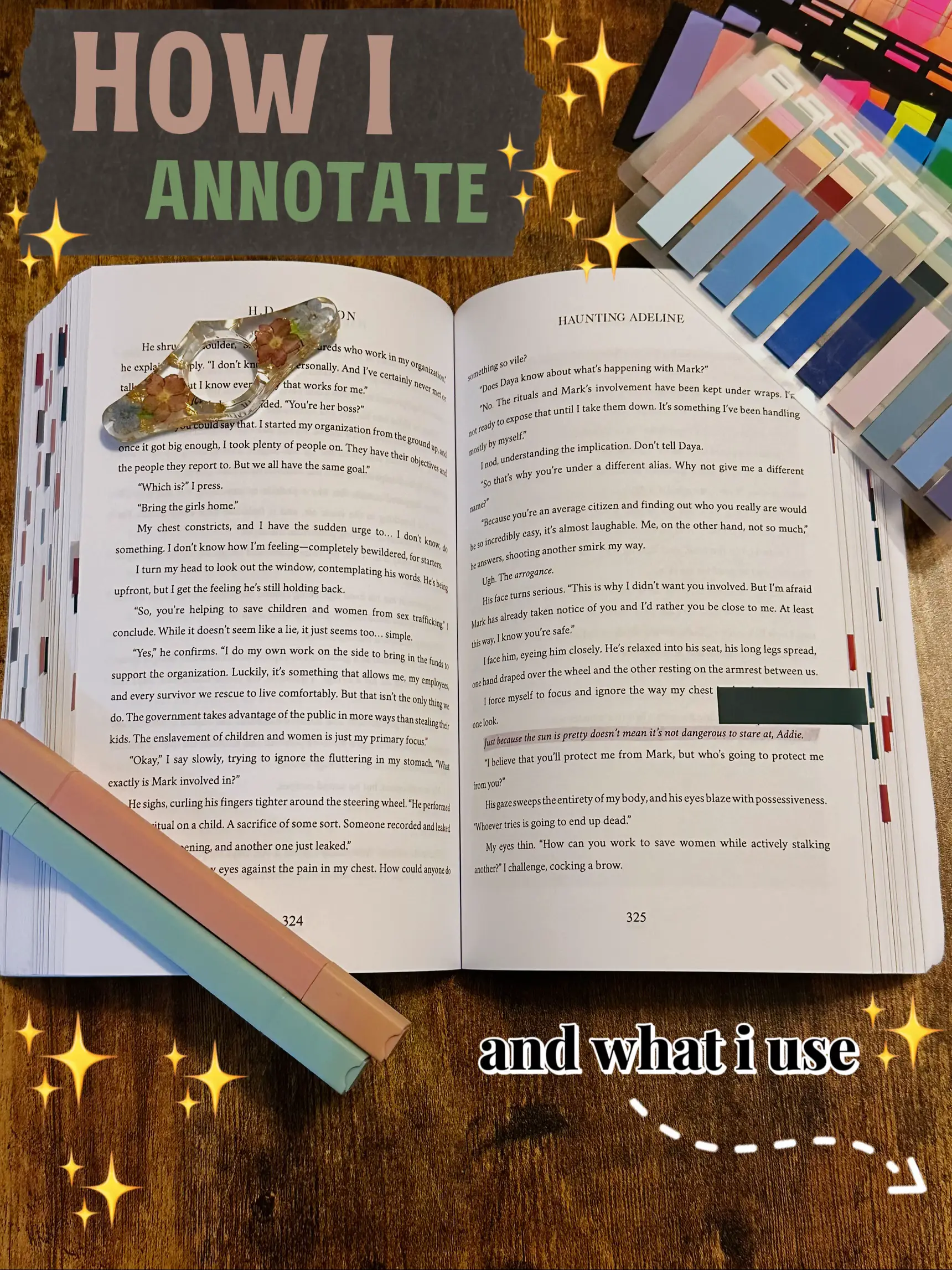 Here are my TOP 5 favorite products to annotate books- 👉 are you