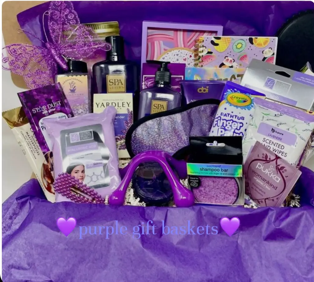 purple gift baskets Gallery posted by silva Lemon8