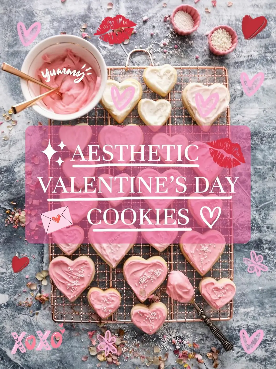 ✨ AESTHETIC 🌹 VALENTINE'S DAY 🌹 COOKIES 🍪😍, Gallery posted by Marcella  ✨