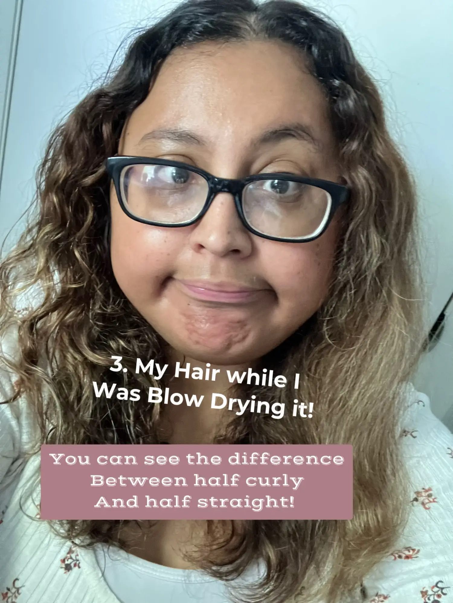 Blow dry clearance straight hair curly