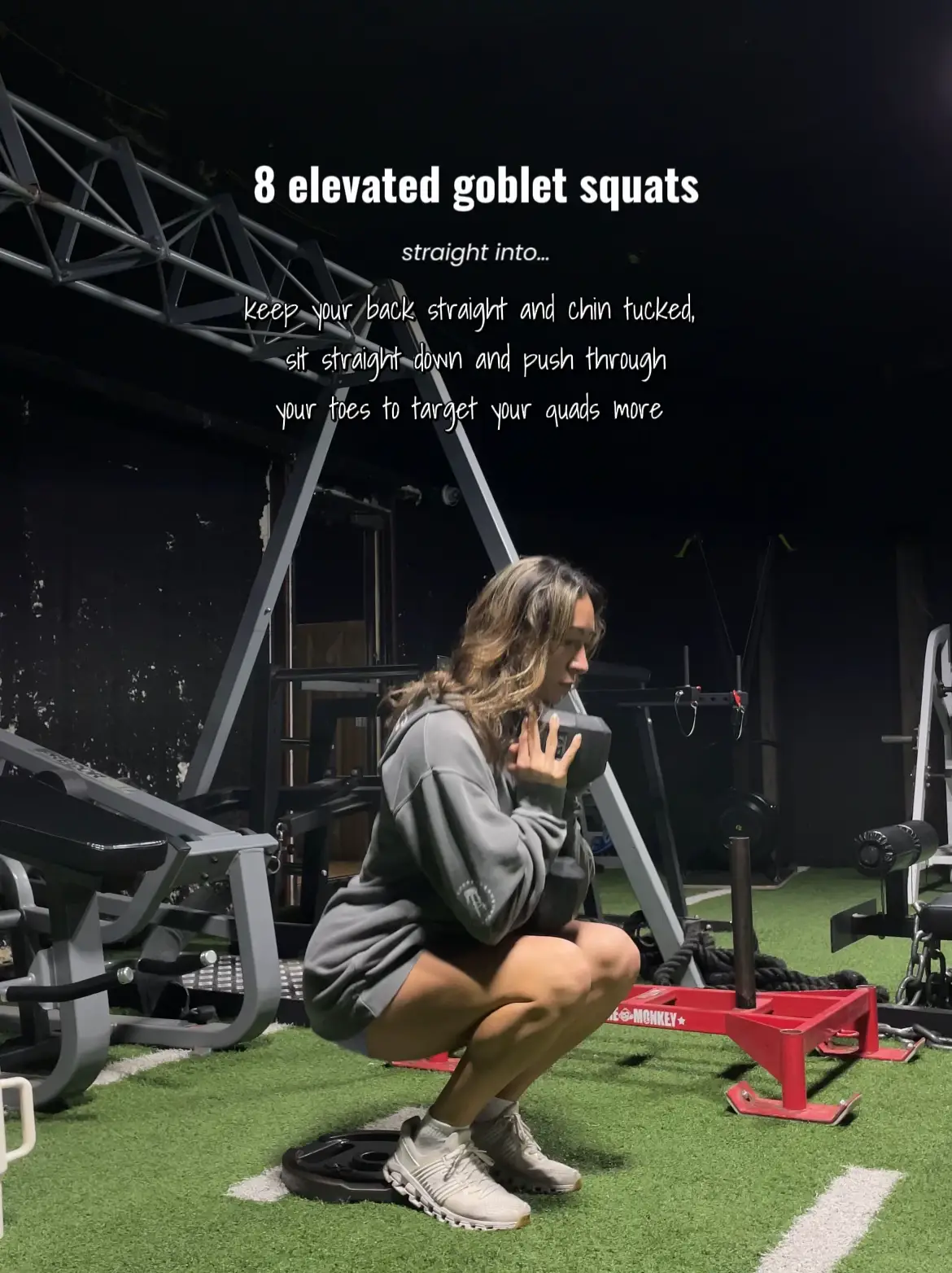 Kylie🤍 on Instagram: “Is it quad day or glute day?! Which one are you guys  choosing? My favorite is dumbbell squats for a burnout…