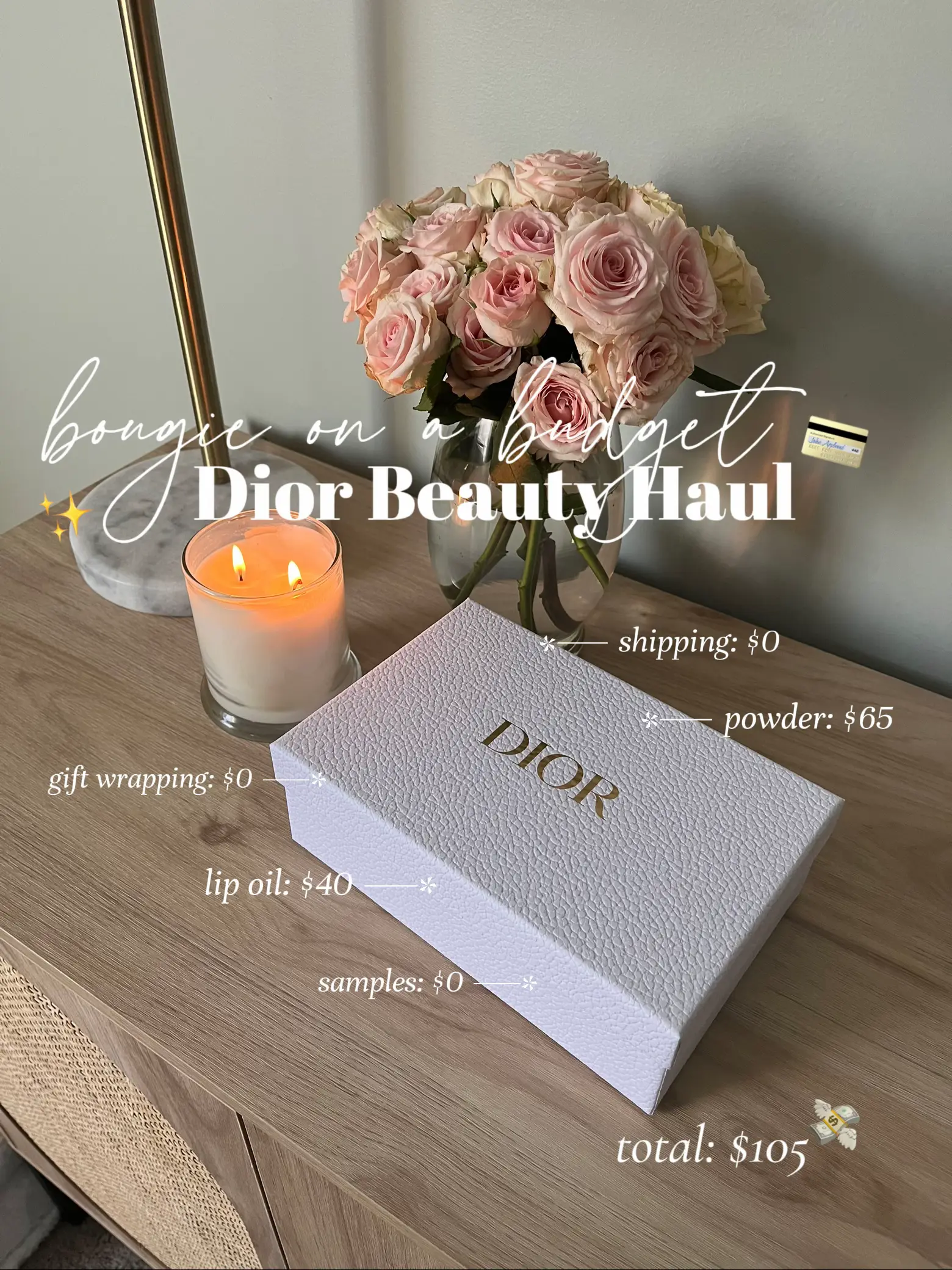 What $100 gets you at Dior Beauty 💳💋✨, Video published by Alexandra