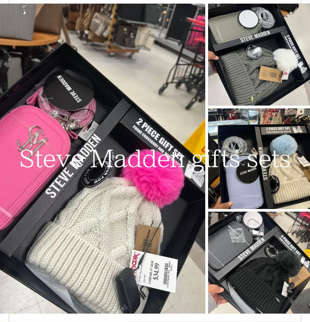 Steve Madden this was a DEAL💜 #stevemadden #stevemaddengiftset #packi, steve  madden gift set