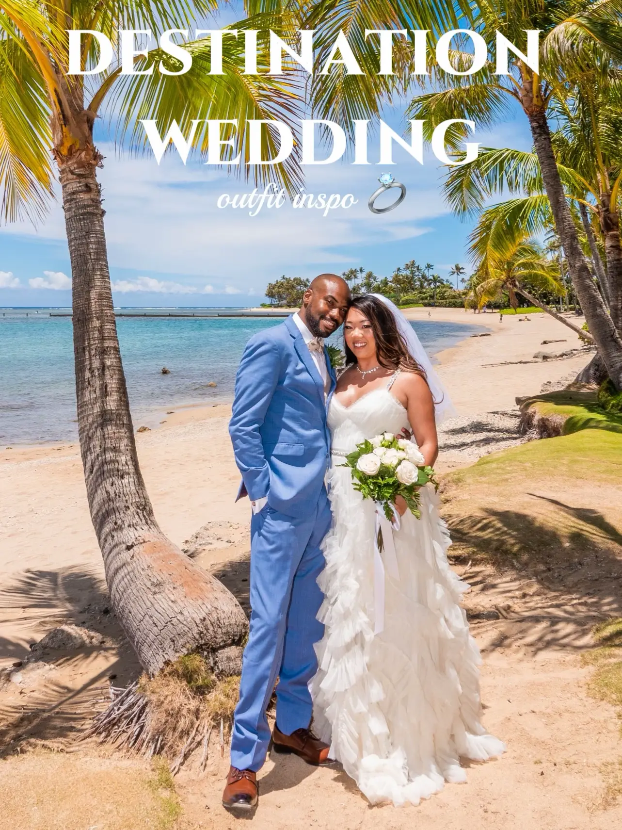 Hawaiian beach best sale wedding attire