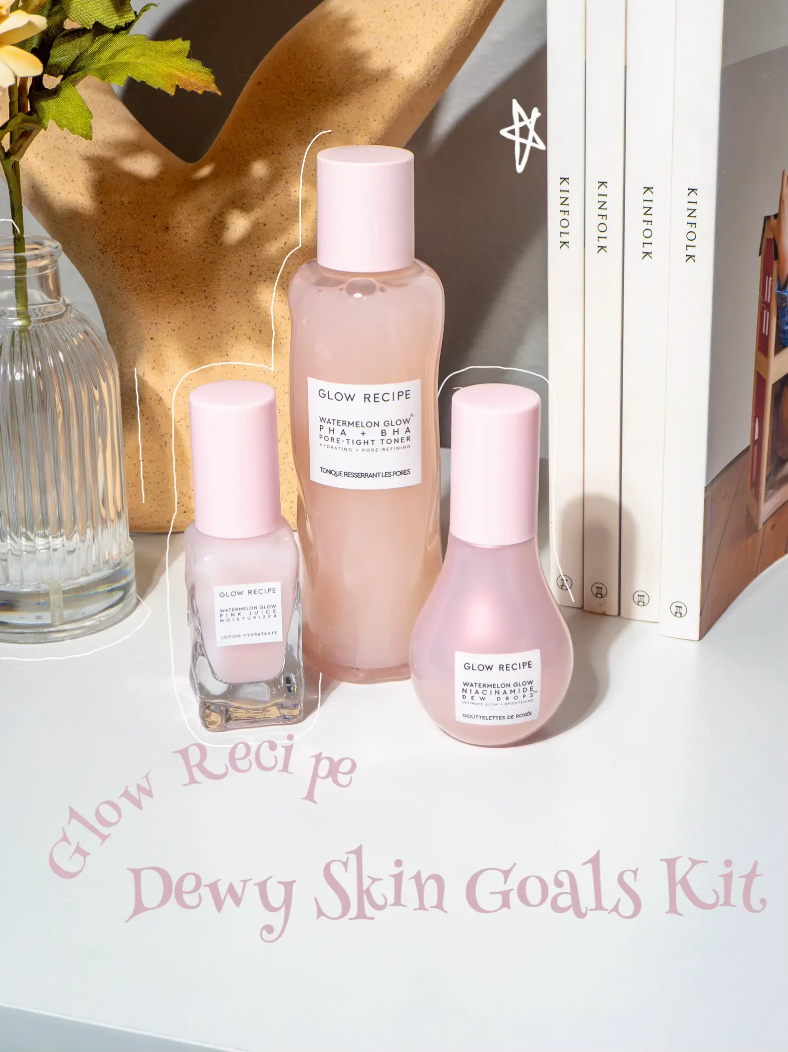 Dewy skin goals 2025 glow recipe set