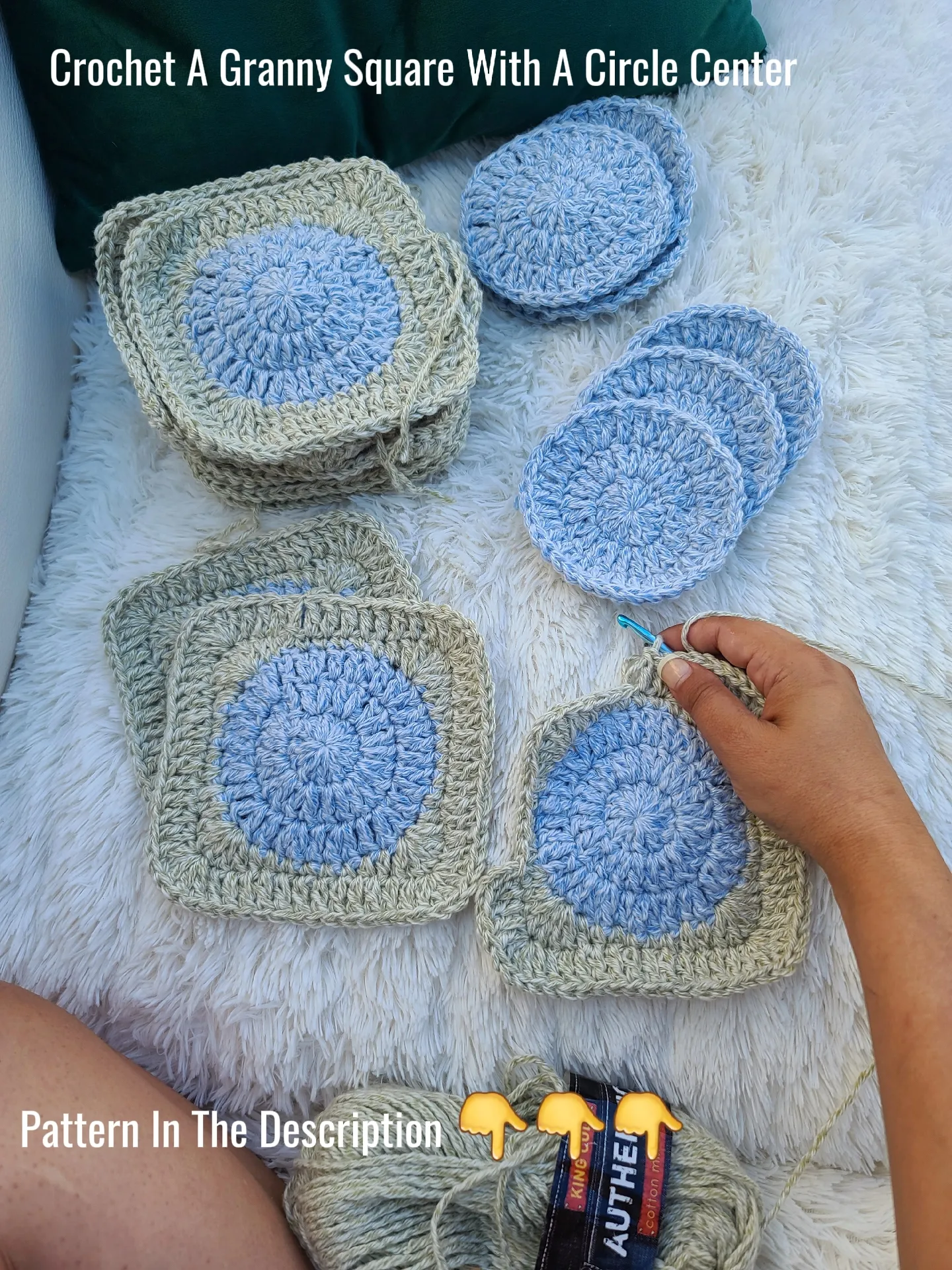 There are different ways to utilize a blocking board for #grannysquare, Crochet